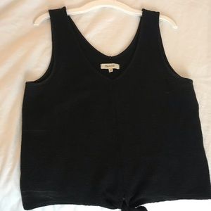 Madewell tie front top